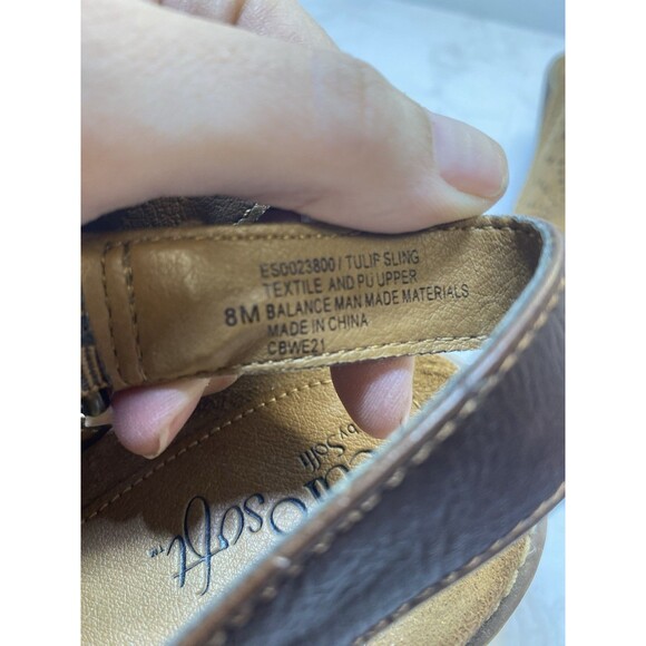 Euro Soft By Sofft Tulip Sling in Luggage/Coffee Style ES 0023800 Women’s Sz 8M - Picture 7 of 7